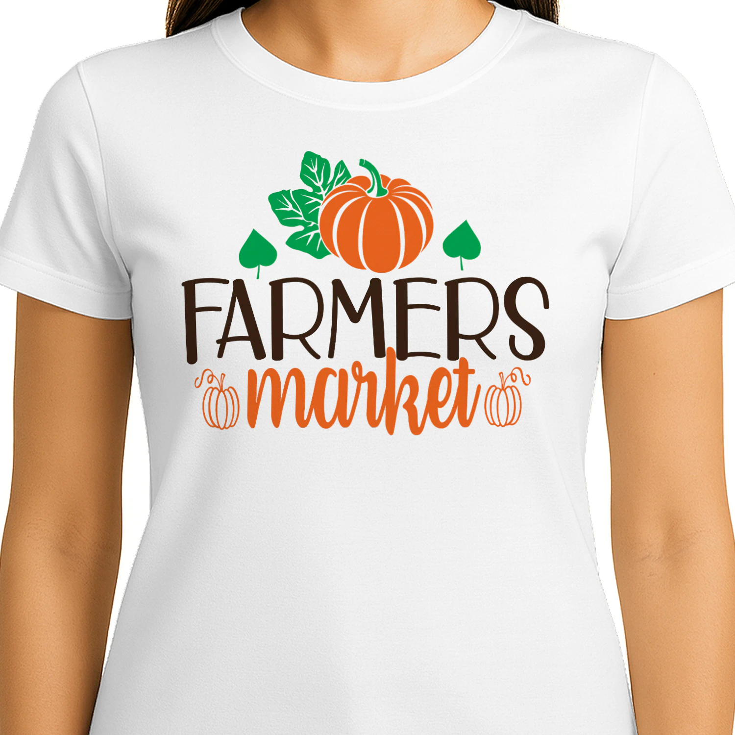 Farmers Market Autumn Pumpkin Patch Fall Season Graphic