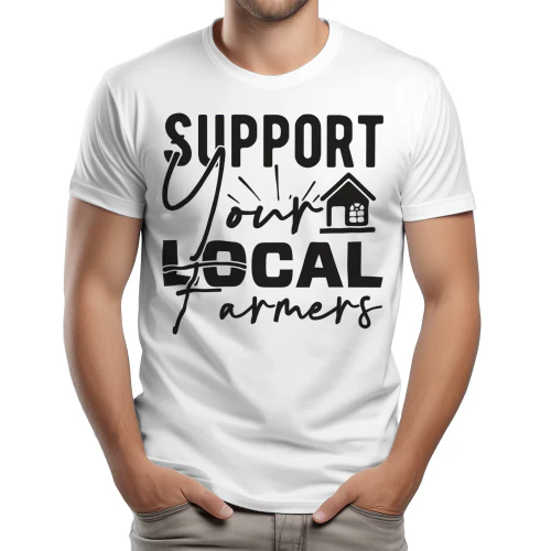 Support Your Local Farmers - Vintage Farmhouse Sunshine Agriculture Graphic
