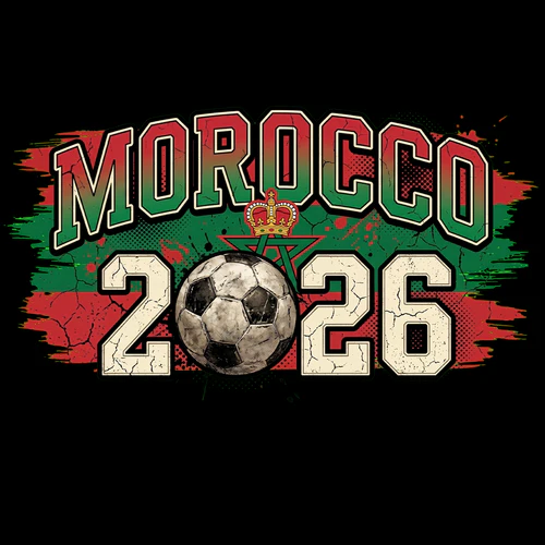 Morocco soccer fan t-shirt
