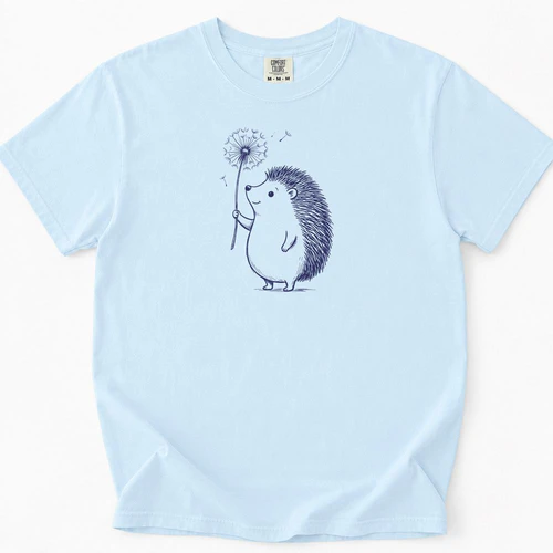 Cute Hedgehog Dandelion T-Shirt