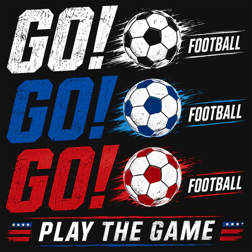 Go Go Go Football USA T-Shirt