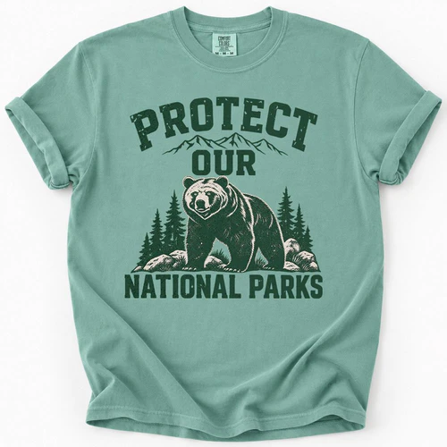 rotect Our National Parks Bear Wildlife T-Shirt