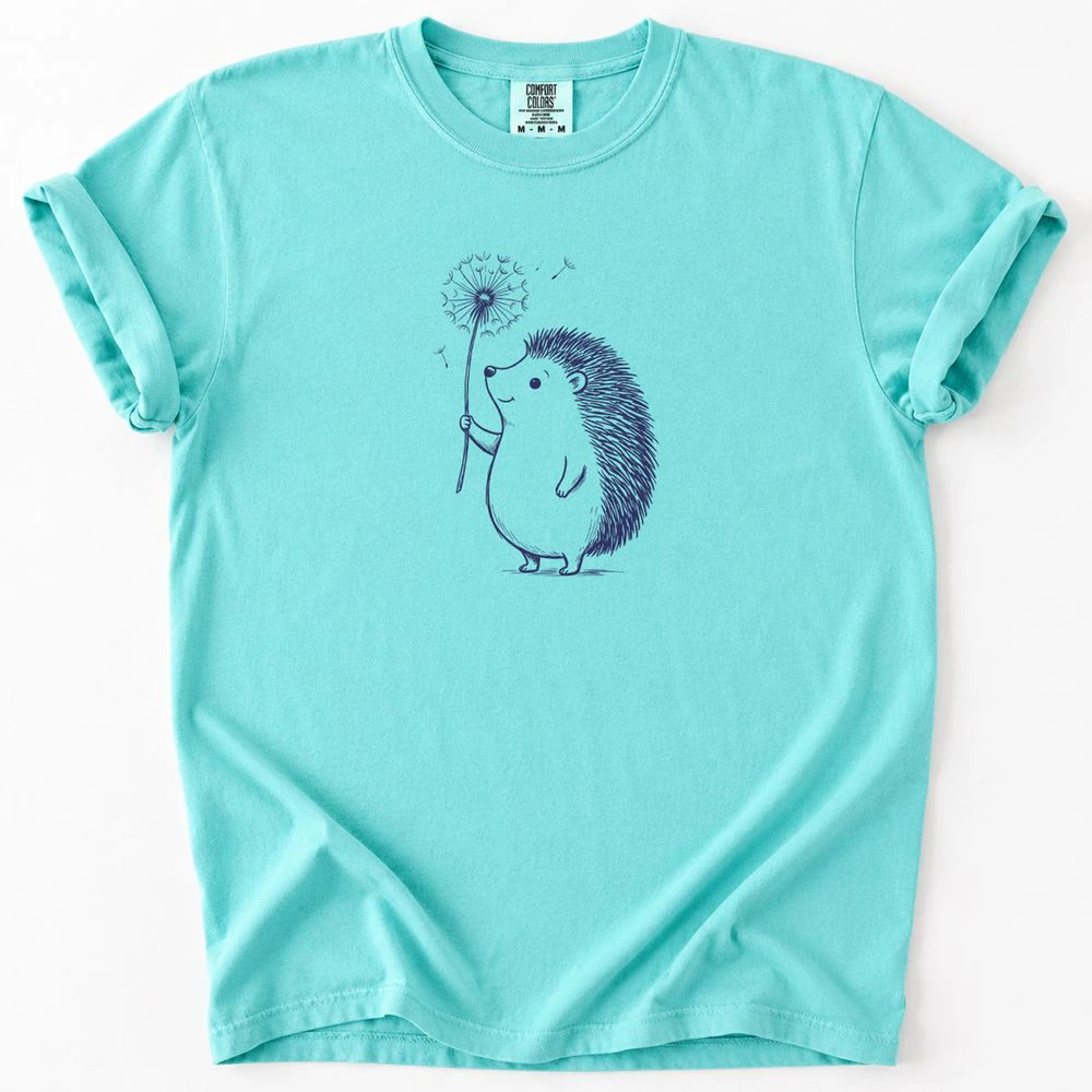 Cute Hedgehog Dandelion T-Shirt