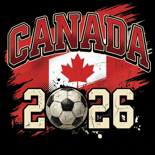 Canada soccer fan t-shirt