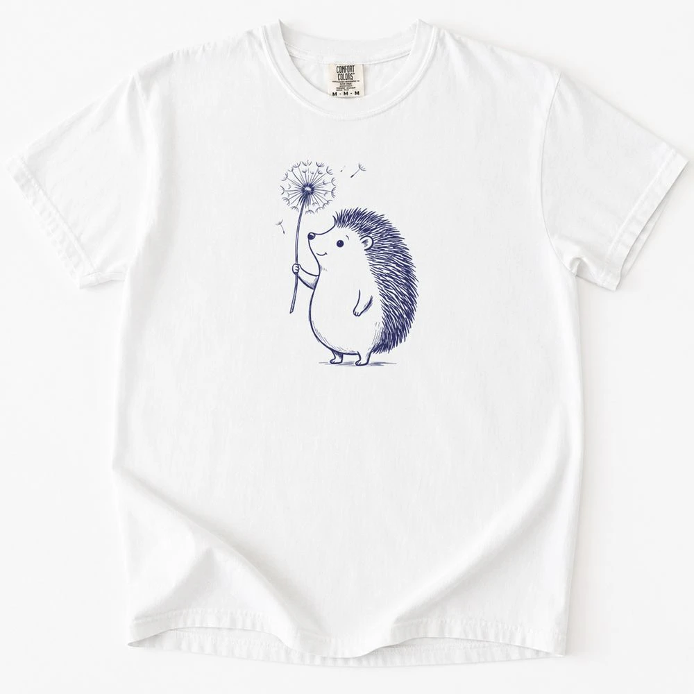 Cute Hedgehog Dandelion T-Shirt