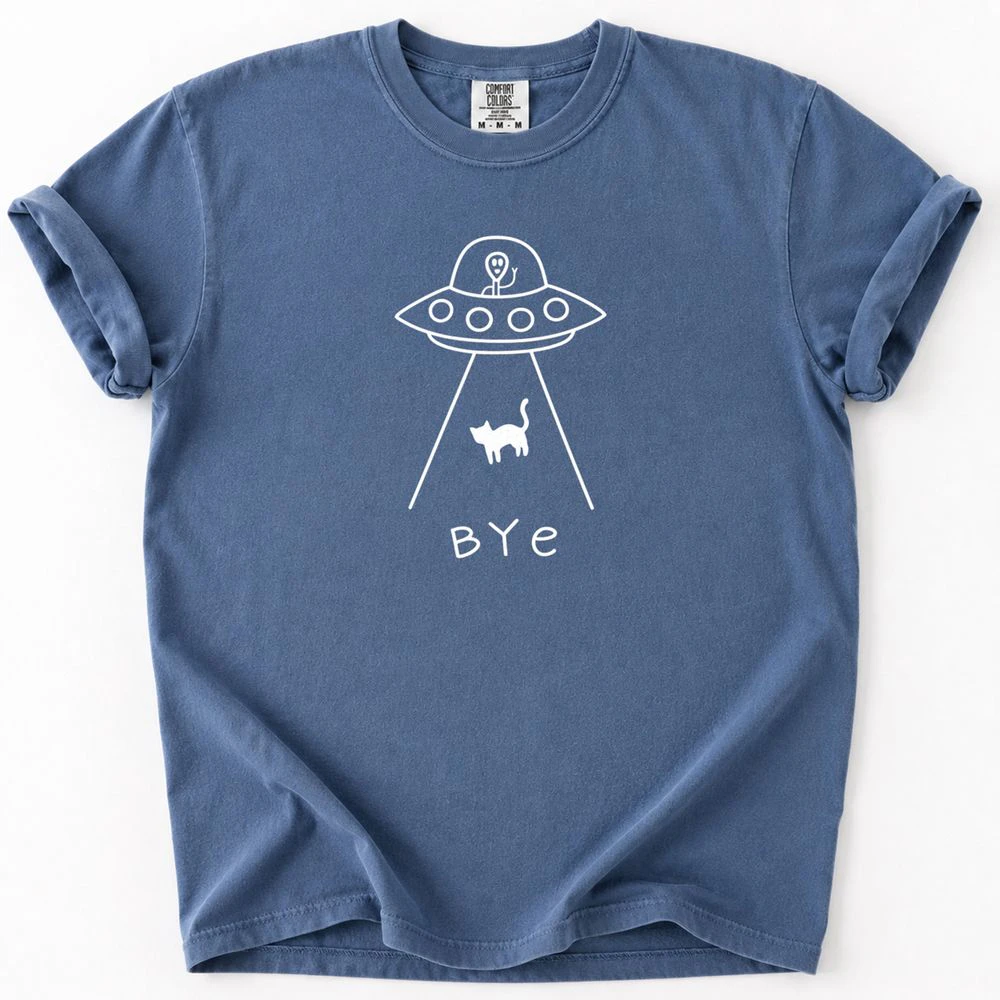 Alien Cat Abduction T-Shirt