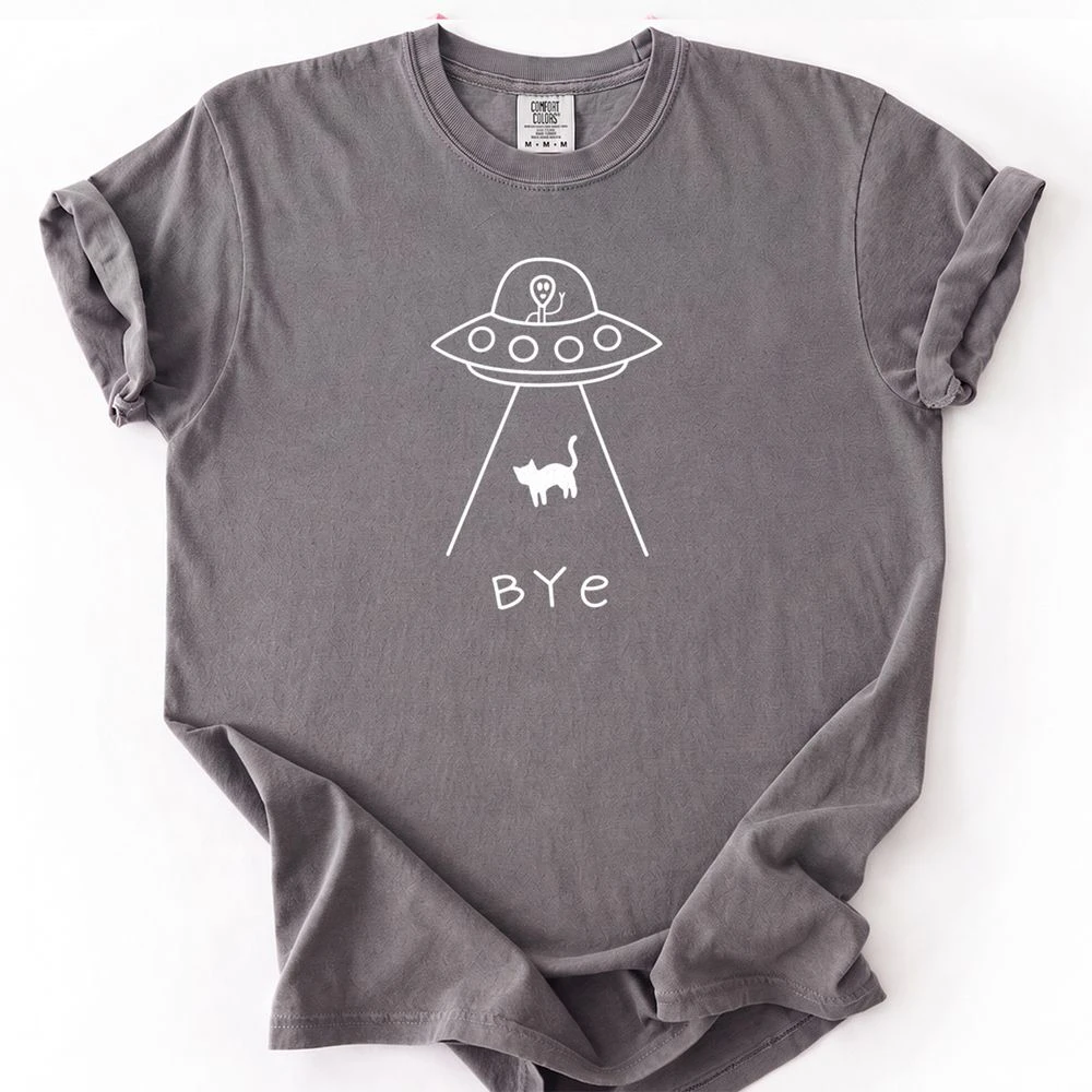 Alien Cat Abduction T-Shirt