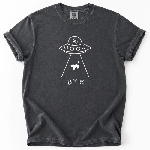 Alien Cat Abduction T-Shirt