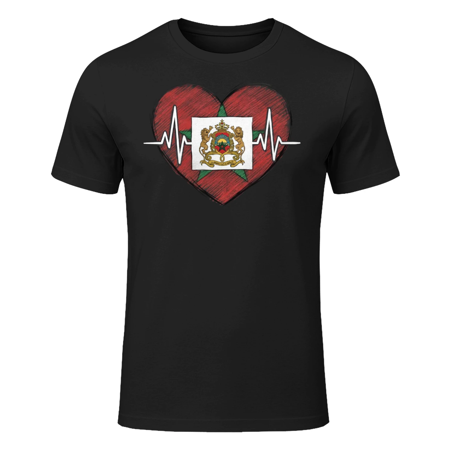 Morocco Flag Heartbeat - Limited Edition