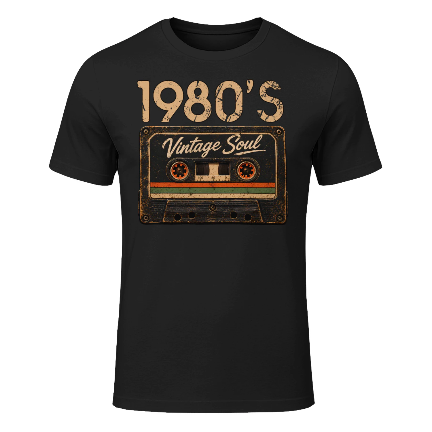 1980’s Vintage Soul Retro Cassette | 80s Music Graphic Design