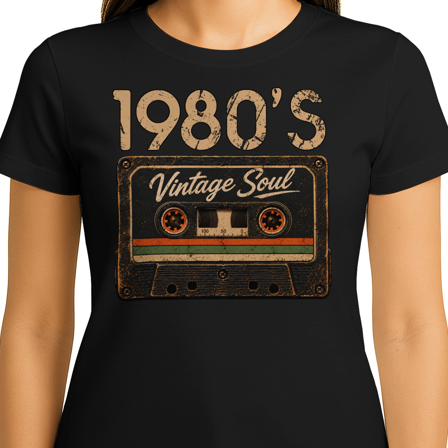 1980’s Vintage Soul Retro Cassette | 80s Music Graphic Design
