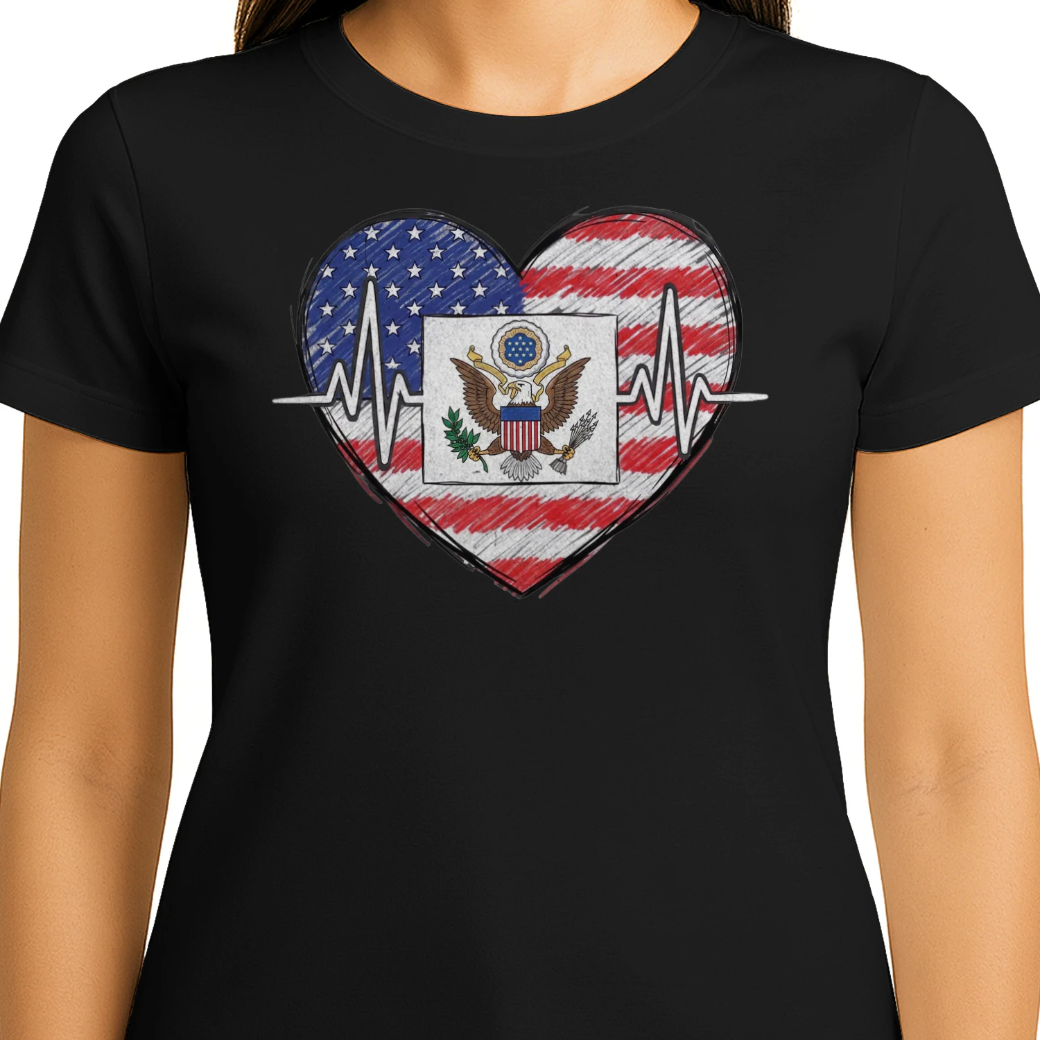 United States Flag Heartbeat - Limited Edition