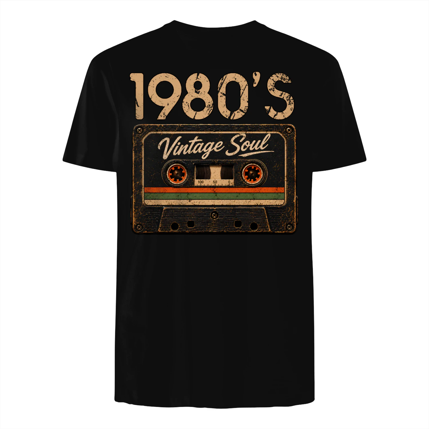 1980’s Vintage Soul Retro Cassette | 80s Music Graphic Design