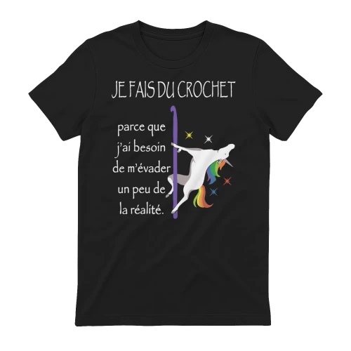 Je fais du crochet parce que j’ai besoin de m’évader un peu de la réalité.