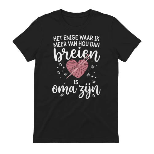 Het enige waar ik meer van hou dan breien is oma zijn.