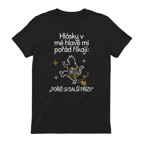 Hlásky v mé hlavě mi pořád říkají: „Pořiď si další přízi!“