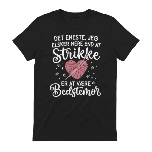Det eneste, jeg elsker mere end at strikke er at være bedstemor.