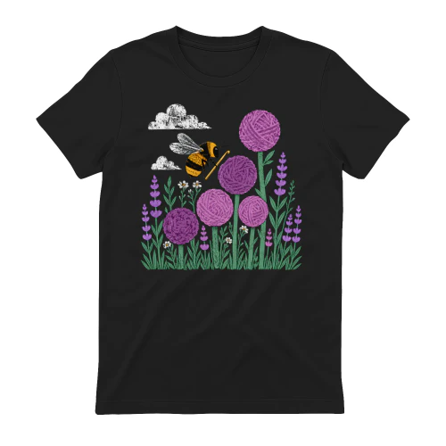 Bee & Yarn Flower Garden.