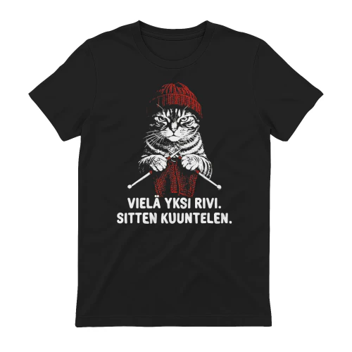 Vielä yksi rivi – sitten kuuntelen.