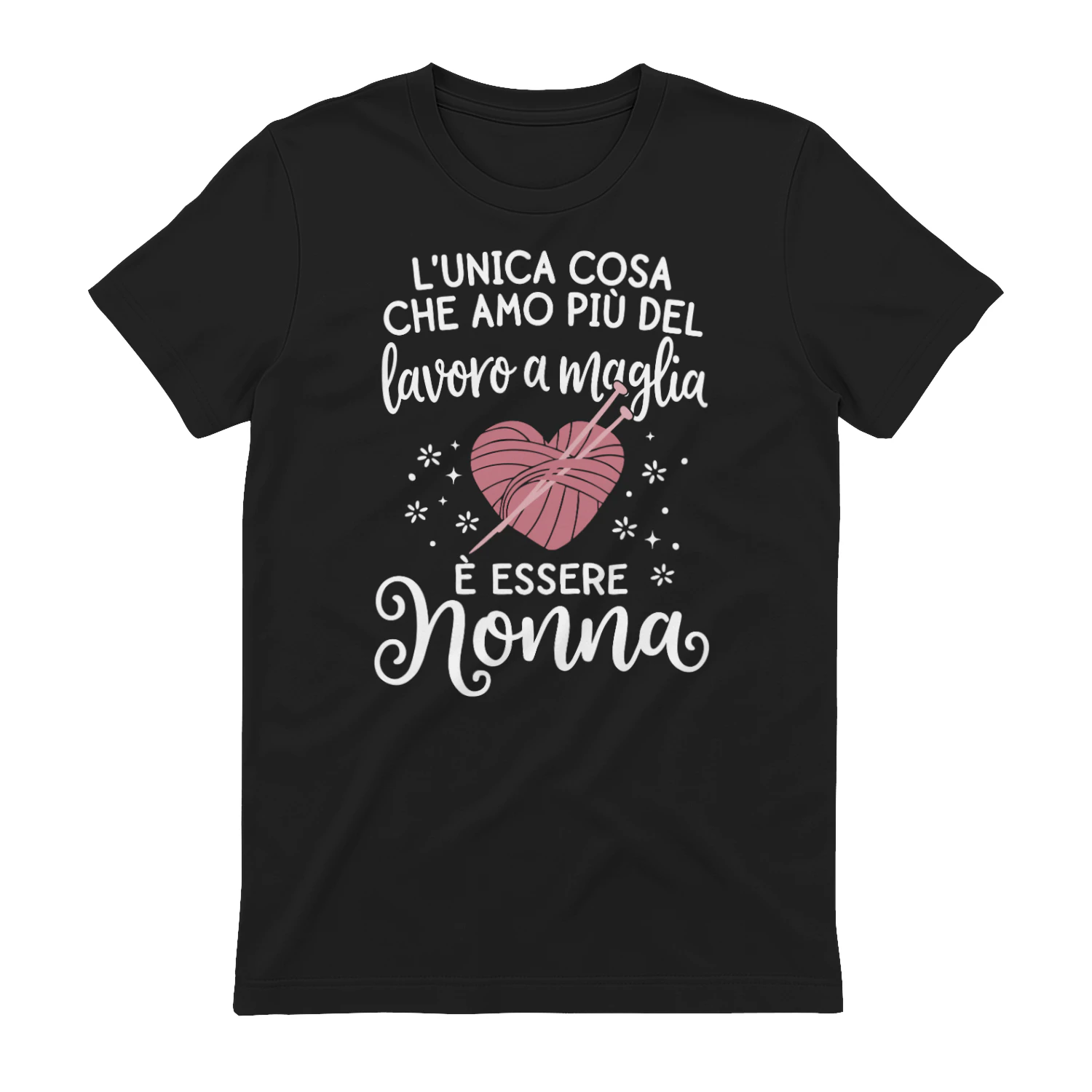L'unica cosa che amo più del lavoro a maglia è essere nonna.