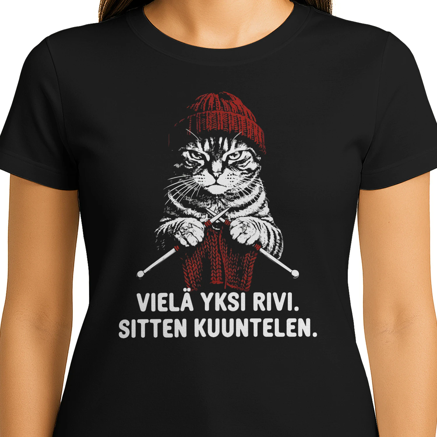 Vielä yksi rivi – sitten kuuntelen.