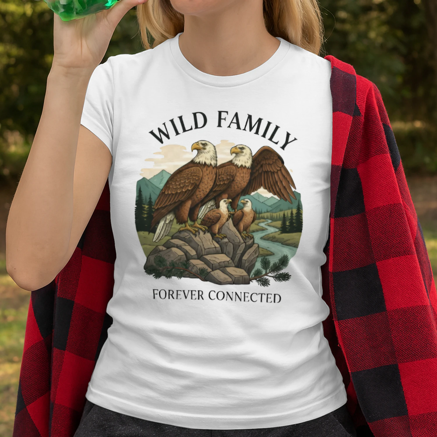 Vintage Jackie & Shadow Bald Eagle Family Wildlife Lovers