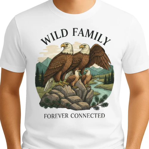 Vintage Jackie & Shadow Bald Eagle Family Wildlife Lovers