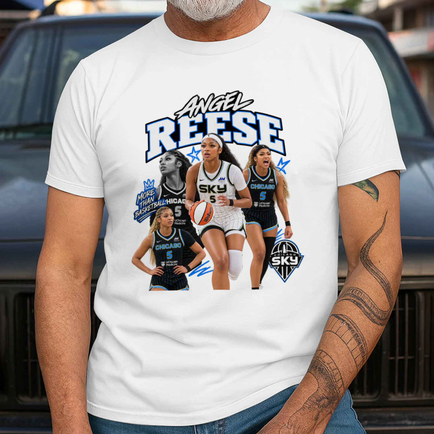 Angel Reese Chicago Sky Tee WNBA Graphic Unisex Shirt