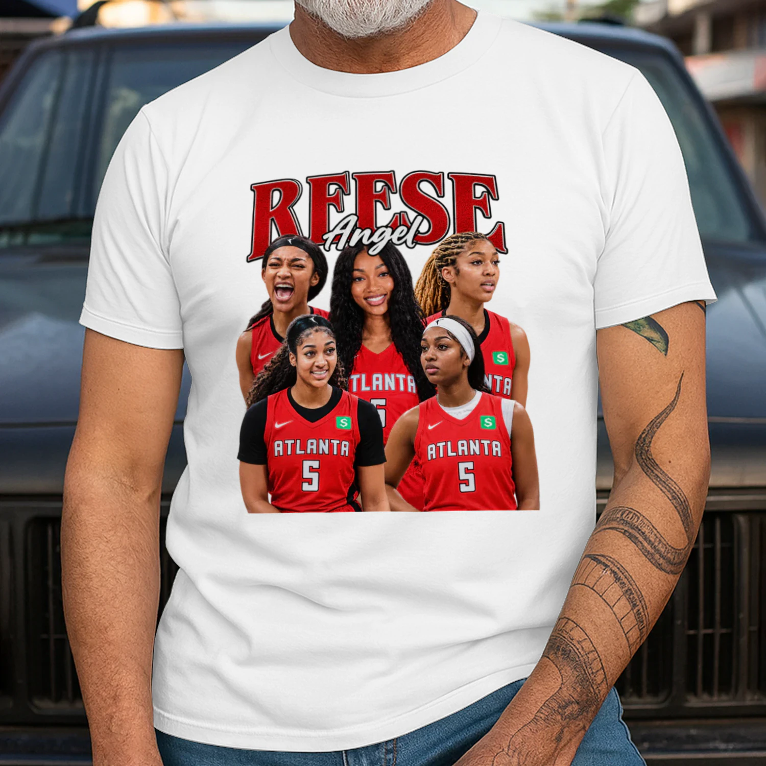 Angel Reese Vintage T-Shirt Gift for Women and Man Shirt Unisex Tee Sport Sweatshirt