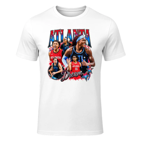 Angel Reese Atlanta Dream Vintage Collage Tee