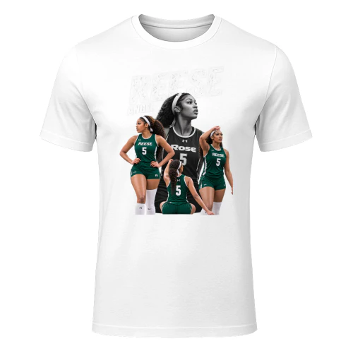 Angel Reese Graphic T-Shirt . Basketball Player Portrait Tee