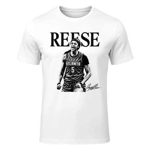 Angel Reese Graphic T-Shirt Basketball Player Portrait Tee