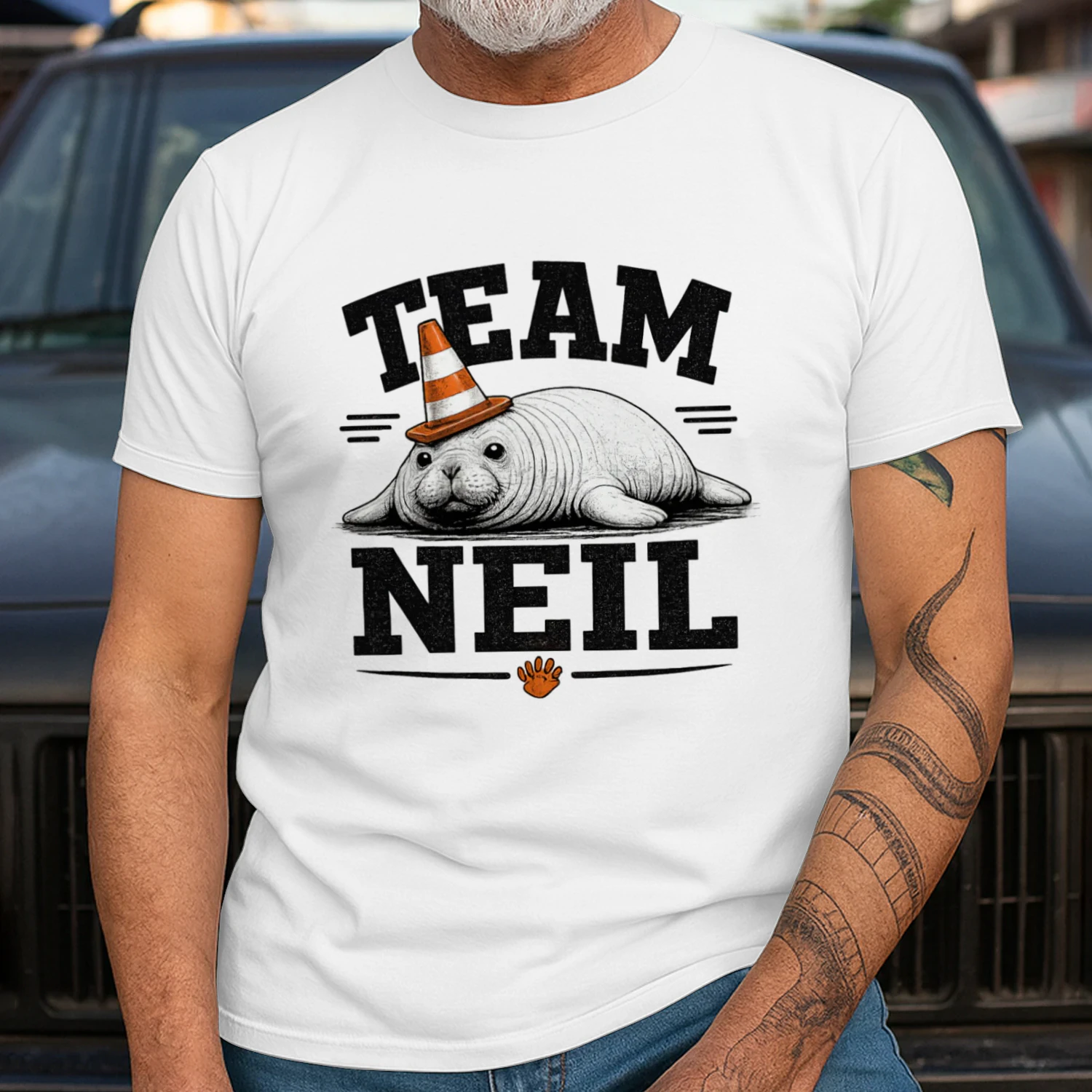 Team Neil It Team Neil The Seal Funny Shirt , Animal Meme , Cute Seal Graphic Design