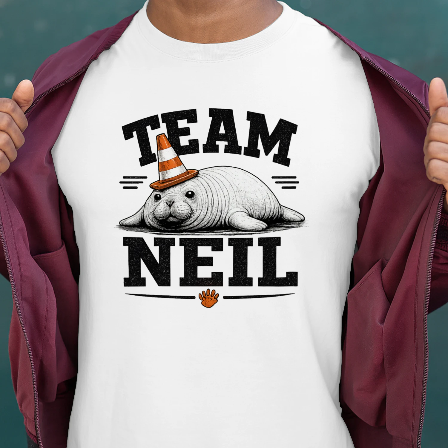 Team Neil It Team Neil The Seal Funny Shirt , Animal Meme , Cute Seal Graphic Design