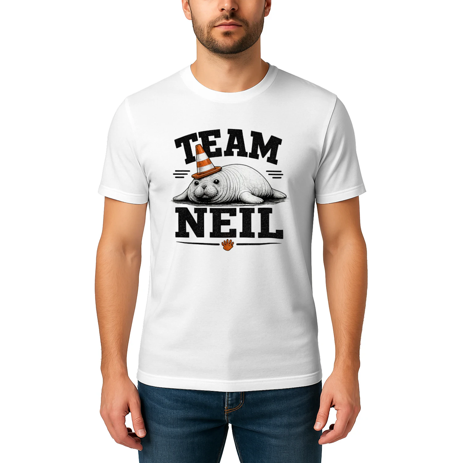 Team Neil It Team Neil The Seal Funny Shirt , Animal Meme , Cute Seal Graphic Design