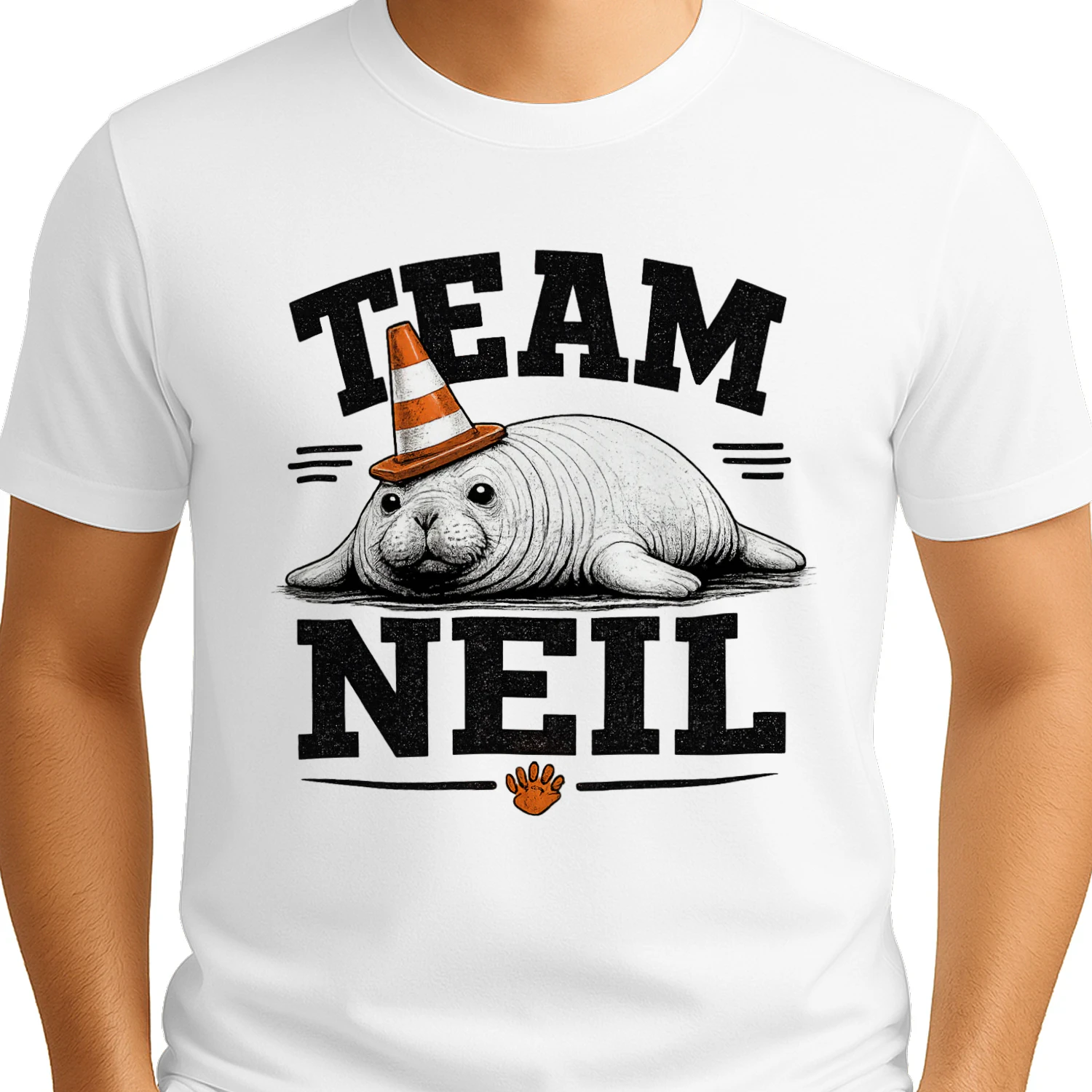 Team Neil It Team Neil The Seal Funny Shirt , Animal Meme , Cute Seal Graphic Design