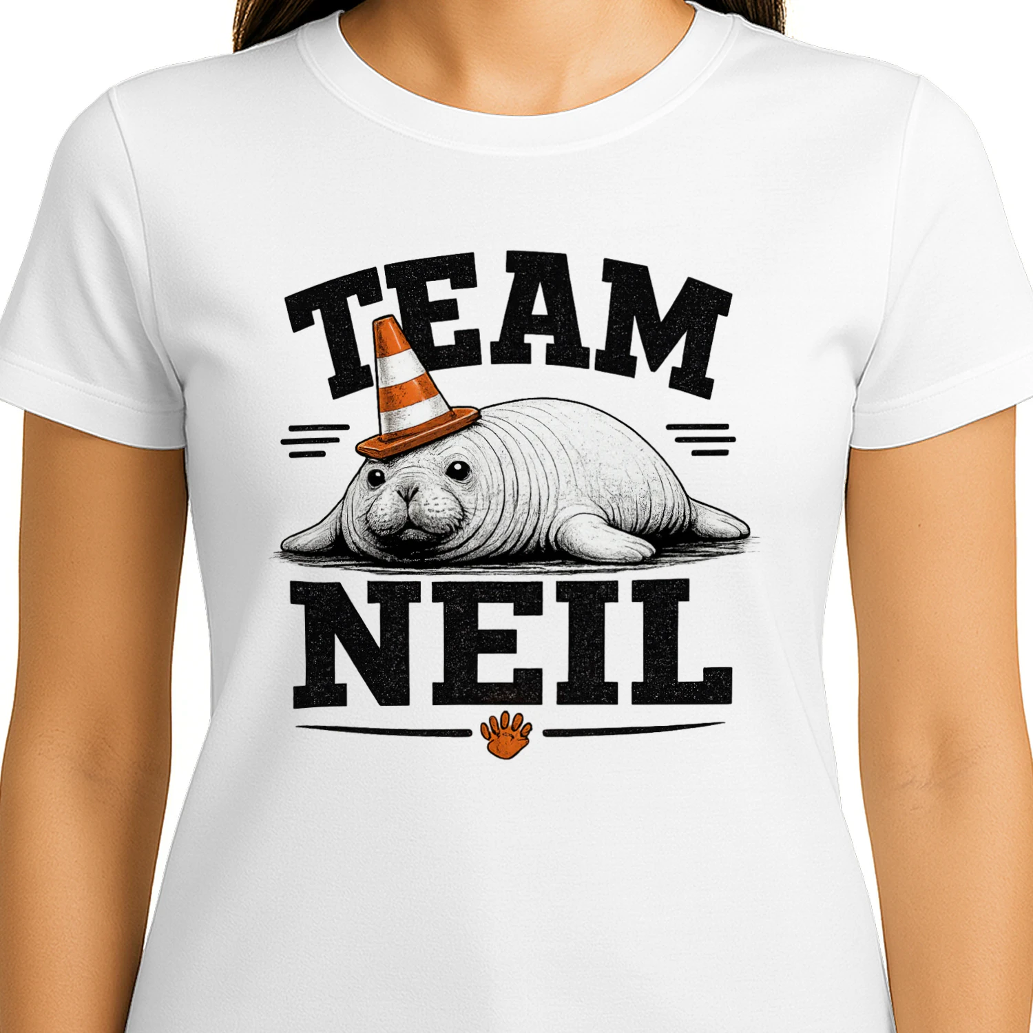 Team Neil It Team Neil The Seal Funny Shirt , Animal Meme , Cute Seal Graphic Design