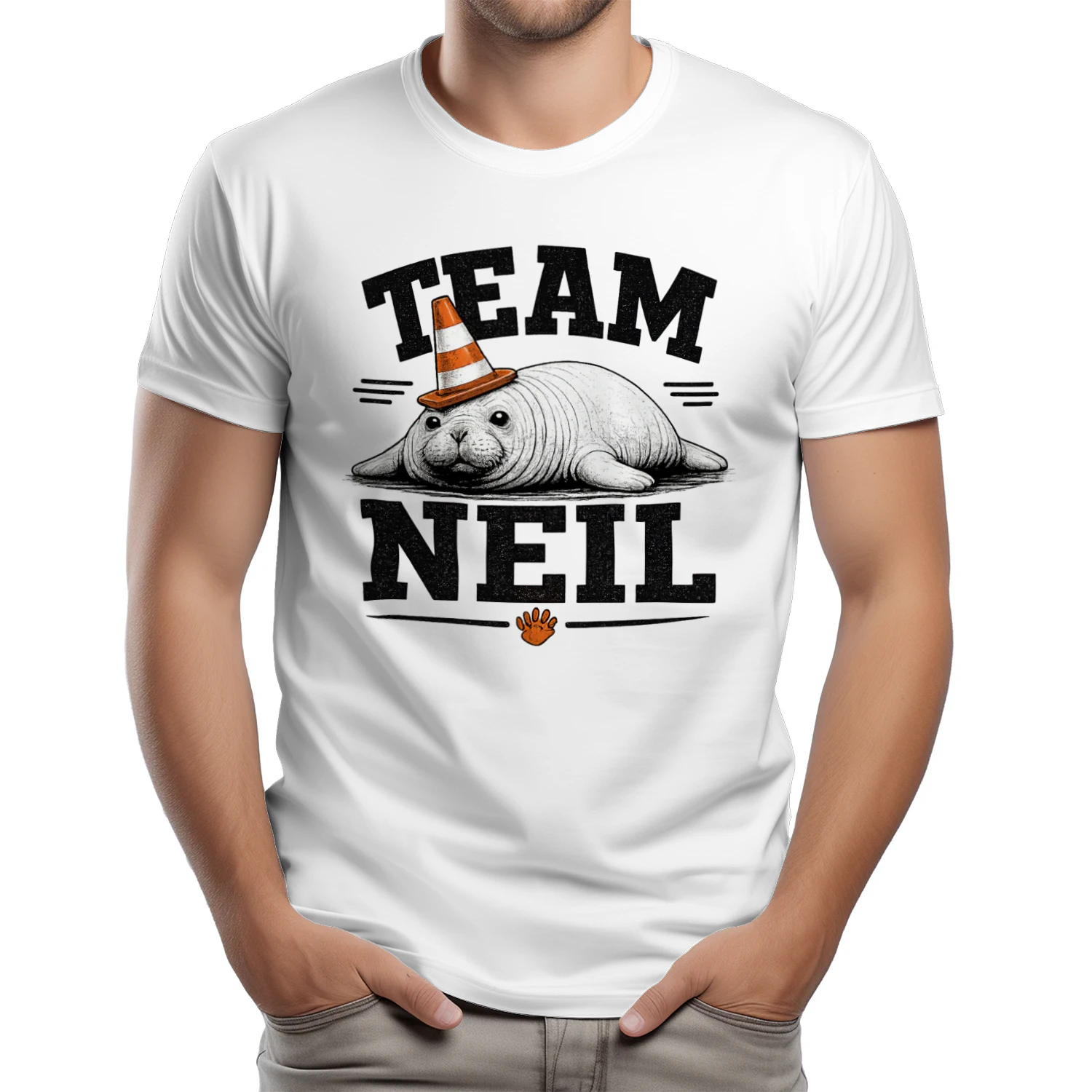 Team Neil It Team Neil The Seal Funny Shirt , Animal Meme , Cute Seal Graphic Design
