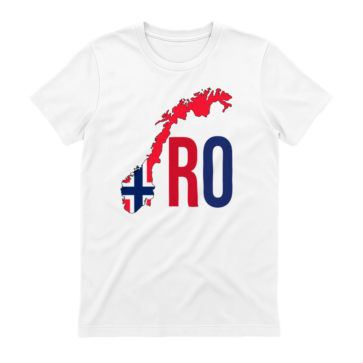 RO Norway Norwegian Flag Row PNG  Design, Red Norway Pride Graphic for Men, Women & Kids, 