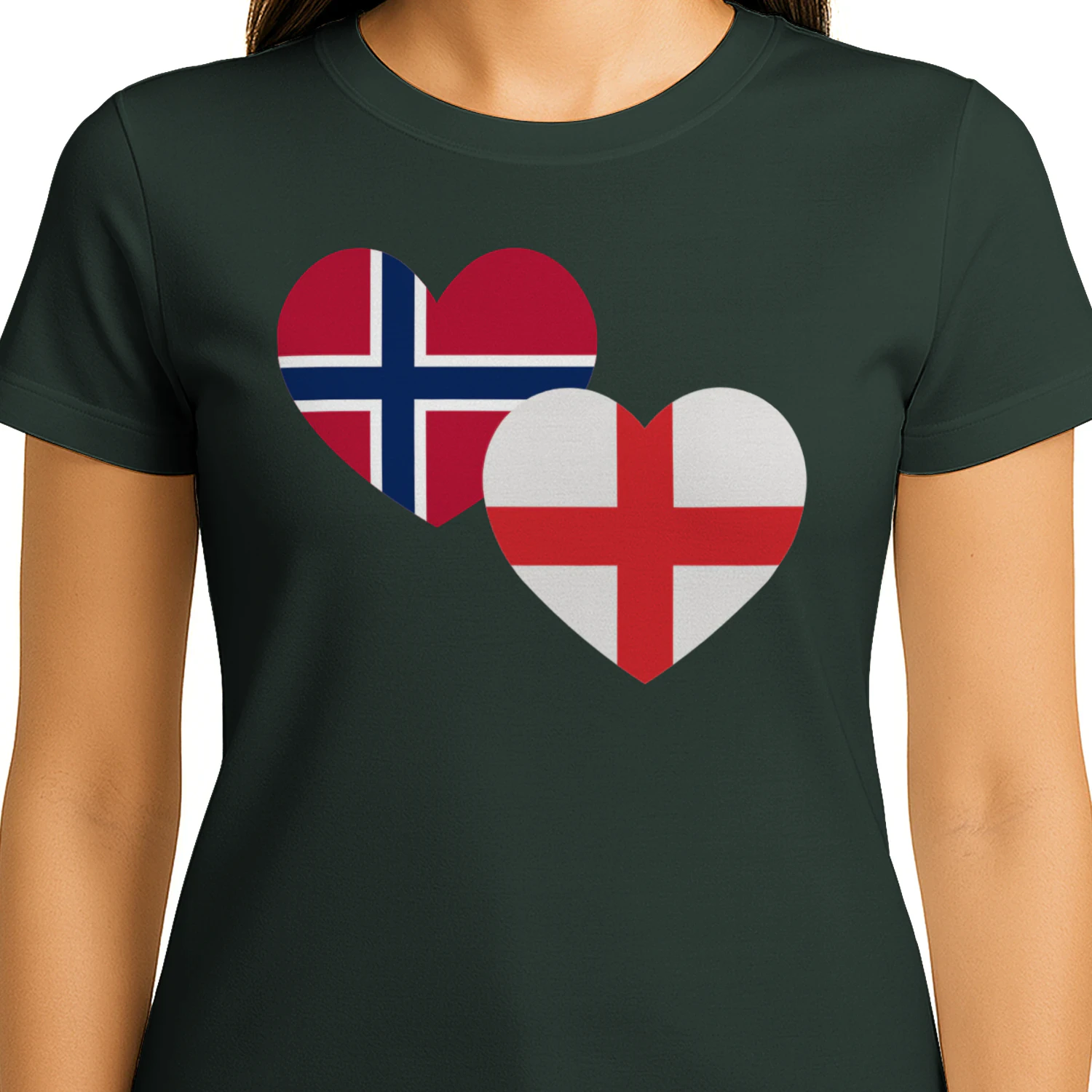 norway england flag Norway England Flags  Shirt Design | Proud Norwegian English Fan Printable Graphic 