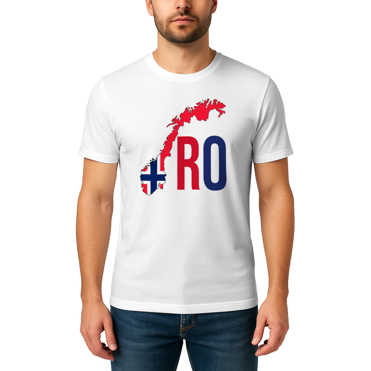 RO Norway Norwegian Flag Row PNG  Design, Red Norway Pride Graphic for Men, Women & Kids, 