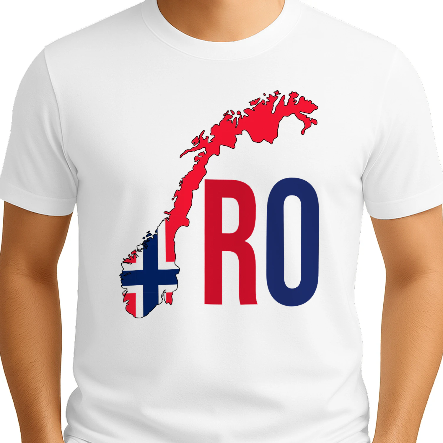 RO Norway Norwegian Flag Row PNG  Design, Red Norway Pride Graphic for Men, Women & Kids, 