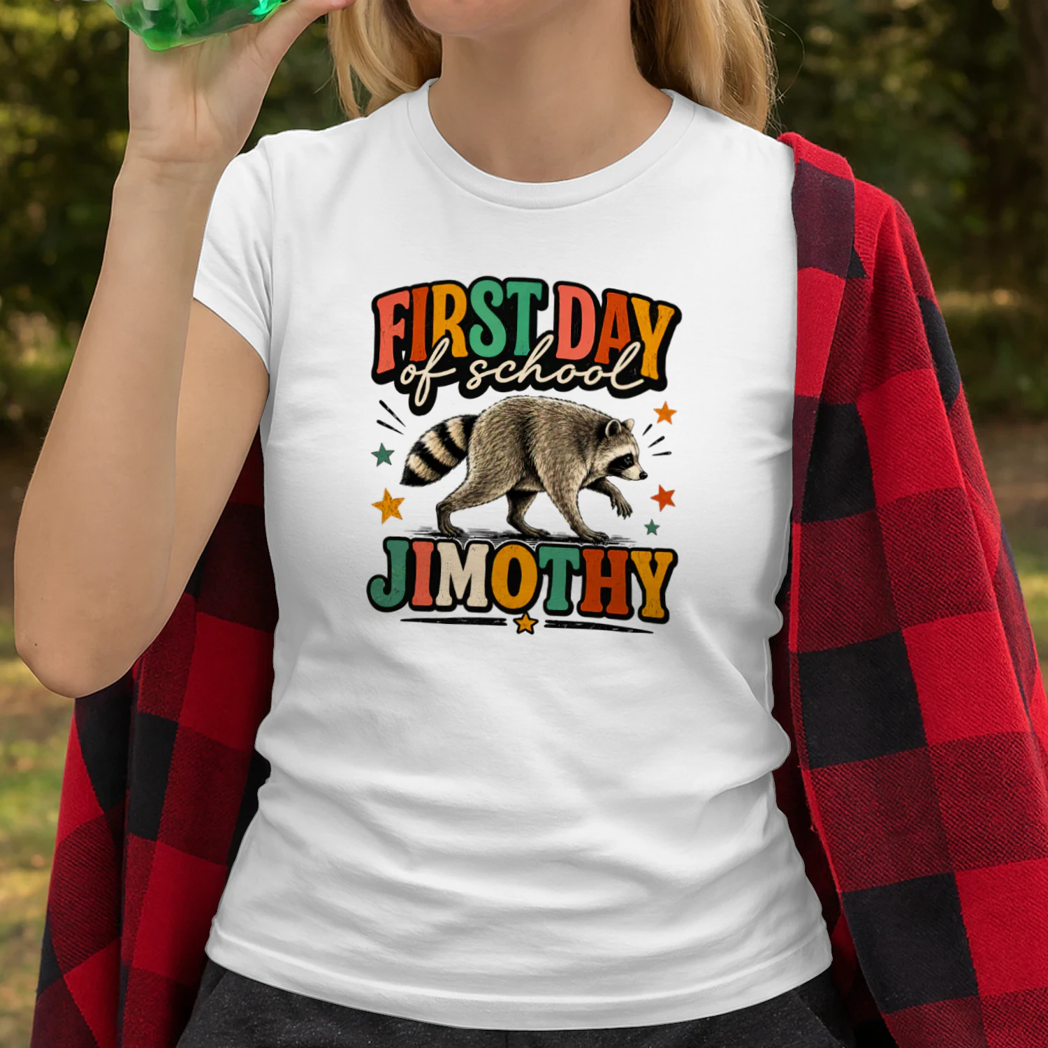 Back to School Jimothy Raccoon First Day of School Classic Unisex T-shirt