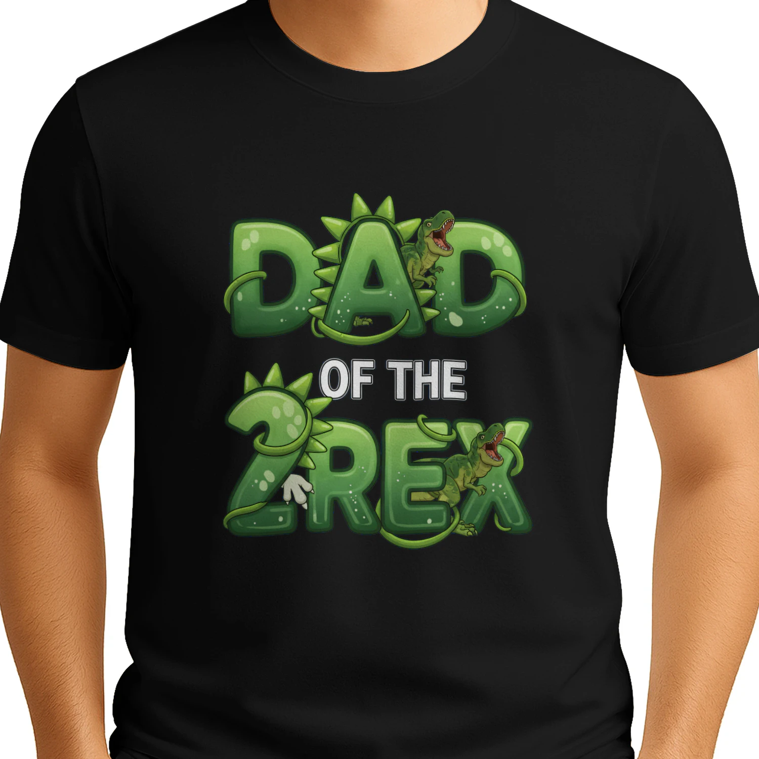 Two Rex 2nd Birthday Second Dinosaur 2 Year Old Classic Unisex T-shirt