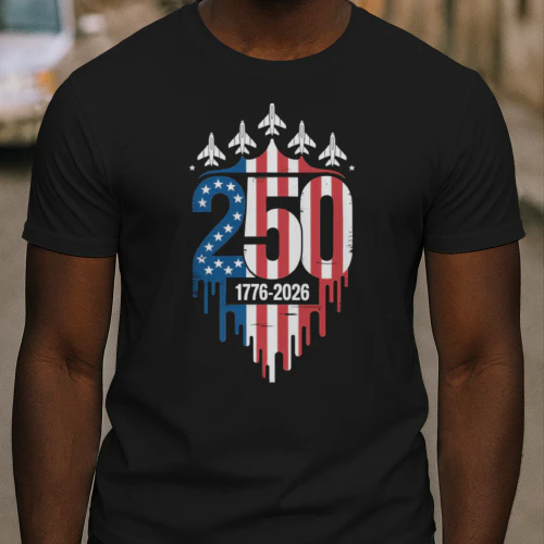 Patriot 250th Anniversary USA 1776-2026 Fighter 4th of July