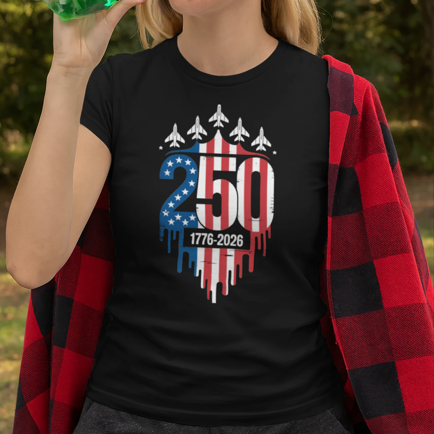 Patriot 250th Anniversary USA 1776-2026 Fighter 4th of July Classic Unisex T-shirt