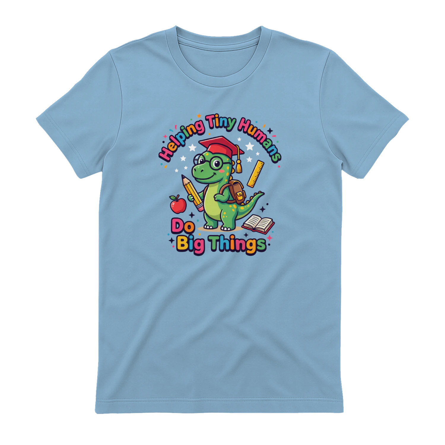 Dino School Squad Helping Tiny Humans Do Big Things Classic Unisex T-shirt