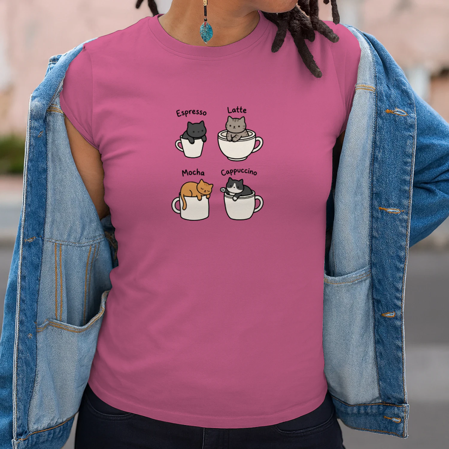 T-Shirt Kaffeekatzen