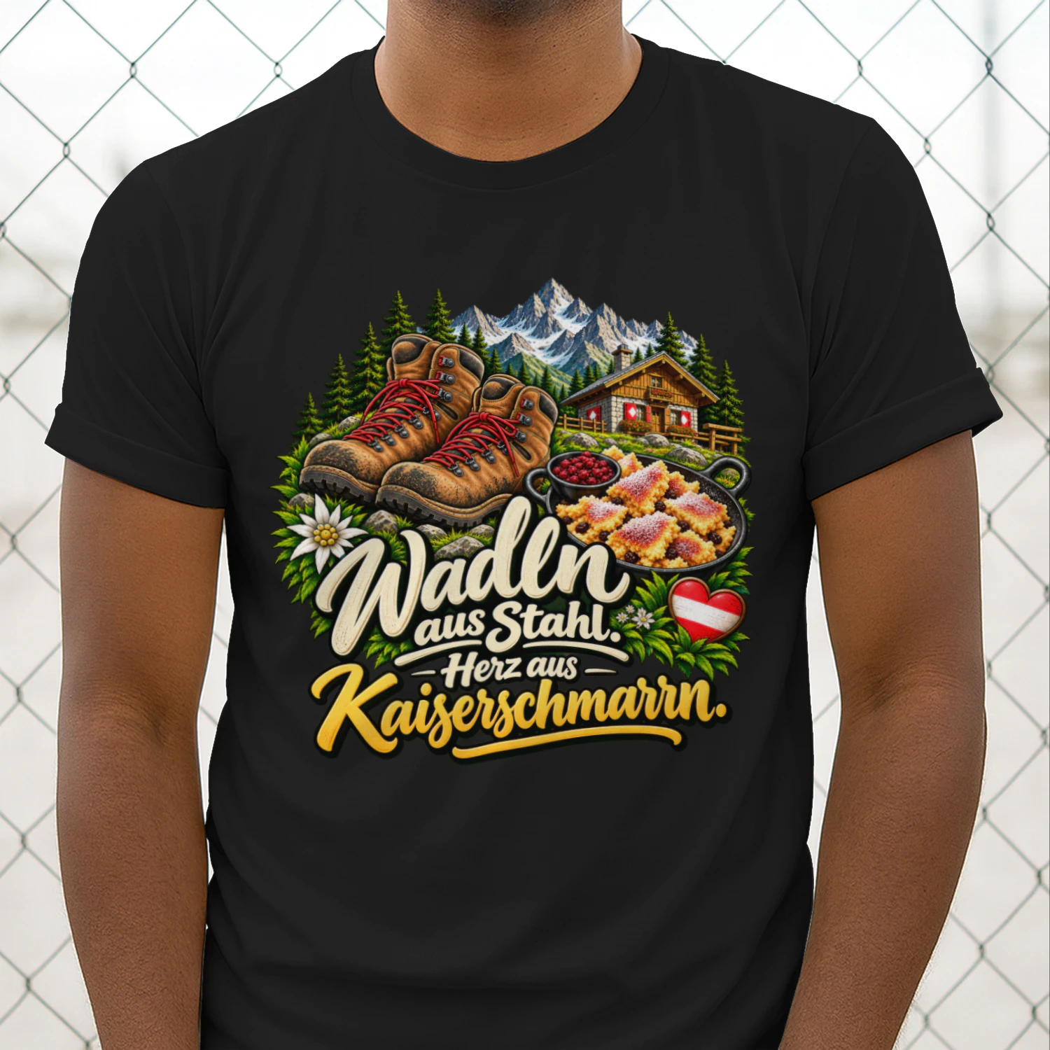 Wadln aus Stahl. Herz aus Kaiserschmarrn