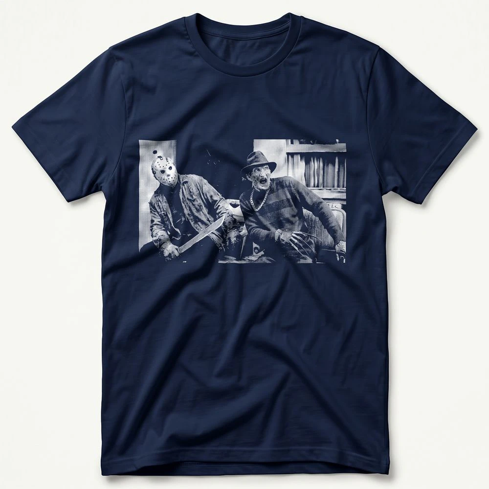 Freddy & Jason Funny Horror T-Shirt